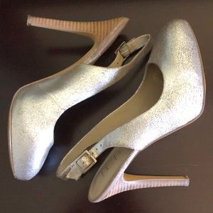 Bcbg Silver heels